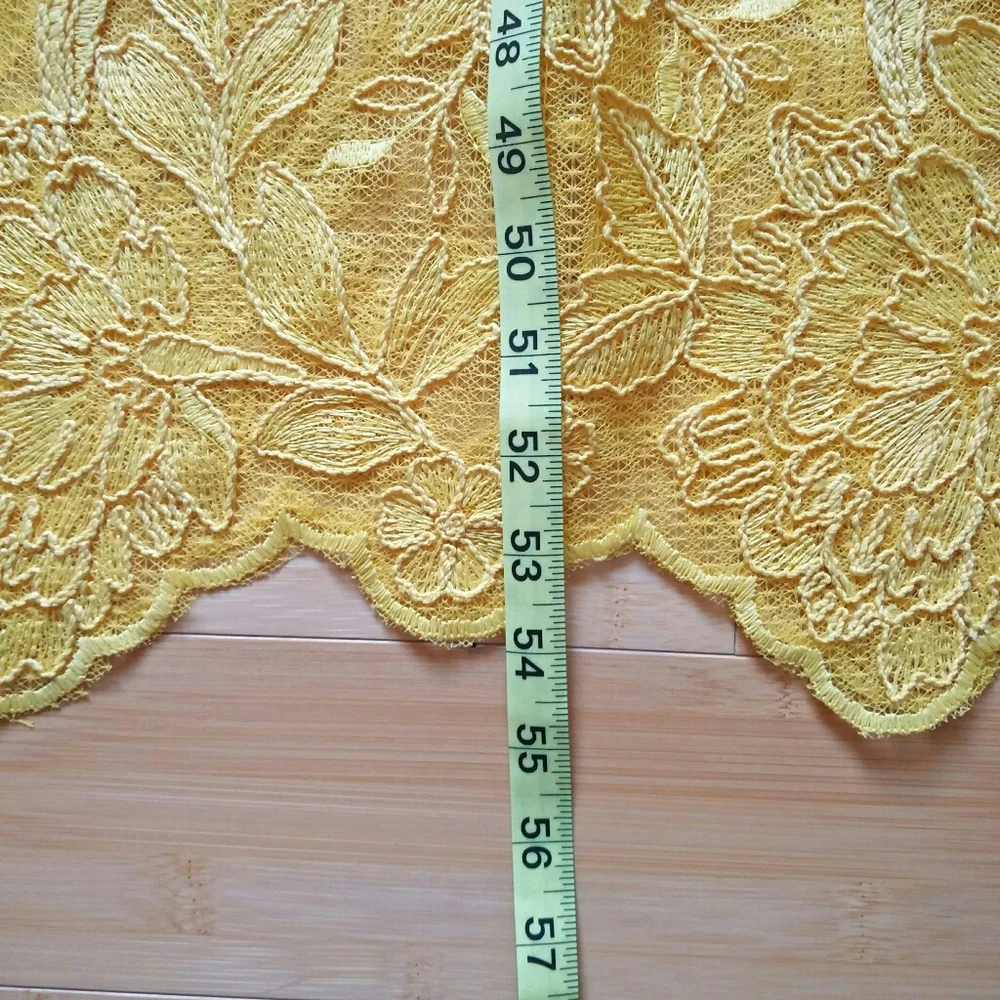 -NWT- Aidan Mattox Tiered Floral Lace Dress 2 - Picture 15 of 16